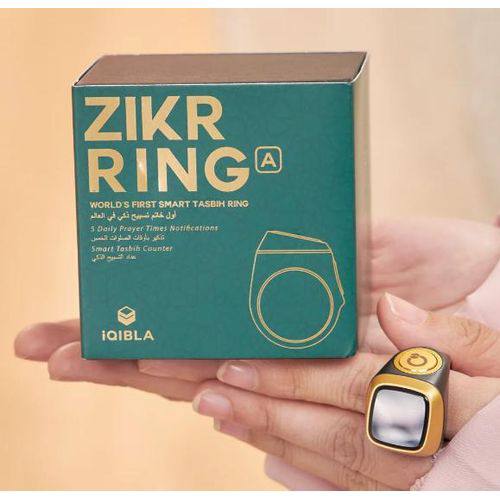 Bague Zikr Tasbih Numérique Intelligente - Écran OLED Rechargeable